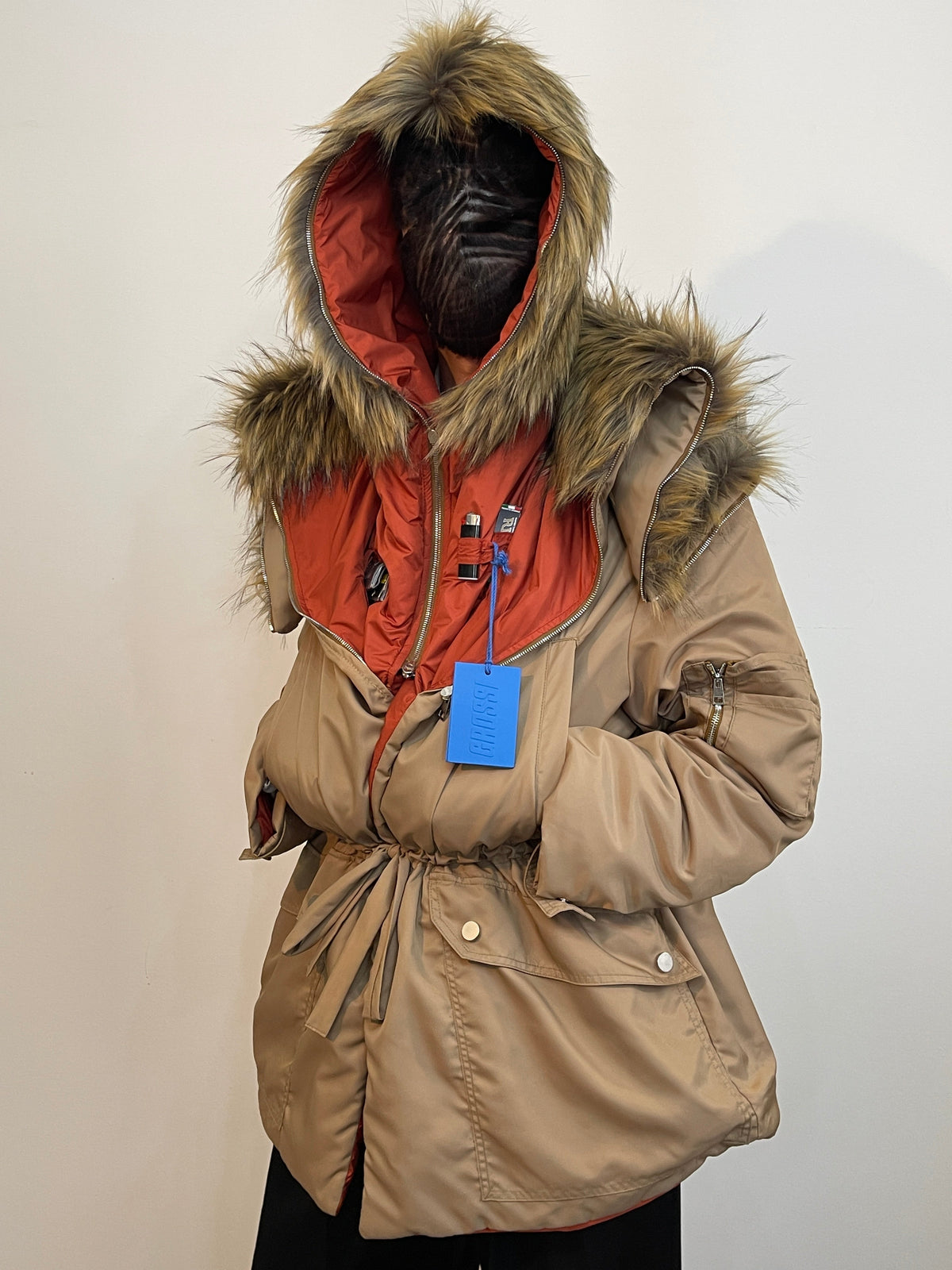 Double Hood Puffer Jacket