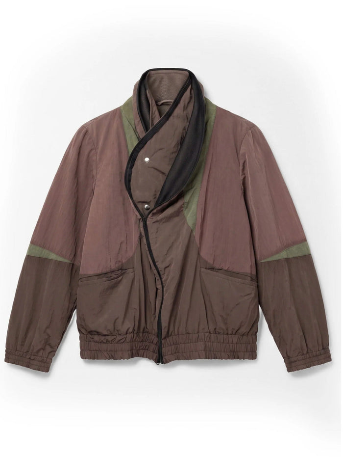 Shawl collar nylon Jacket