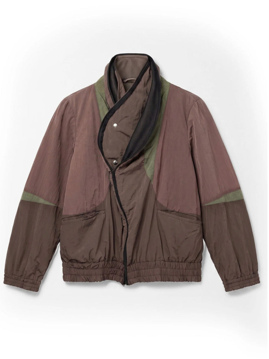 Shawl collar nylon Jacket